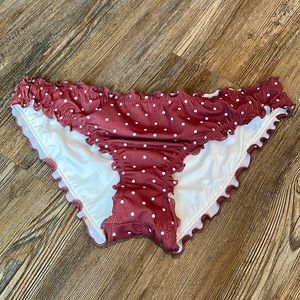 VS Mauve Polka Dotted Swimsuit Bottoms